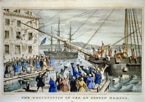 De Boston Tea Party: Een Protest tegen de Thee-wet met een Scheutje Rebellie