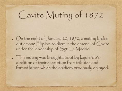 De Cavite Mutiny: Een Ontvlambare Vlam van Verzet tegen Spaanse Onderdrukking